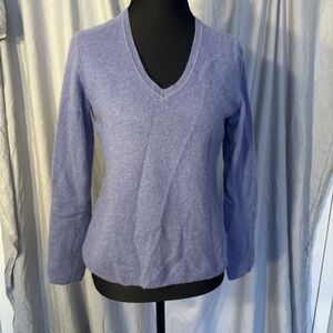 Charter Club V-Neck Sweater - Soft Purple